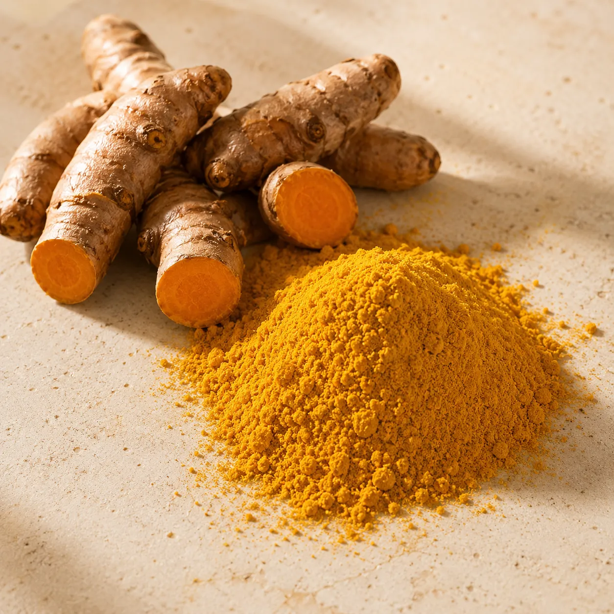 Bahan Curcuma Longa Turmeric Powder