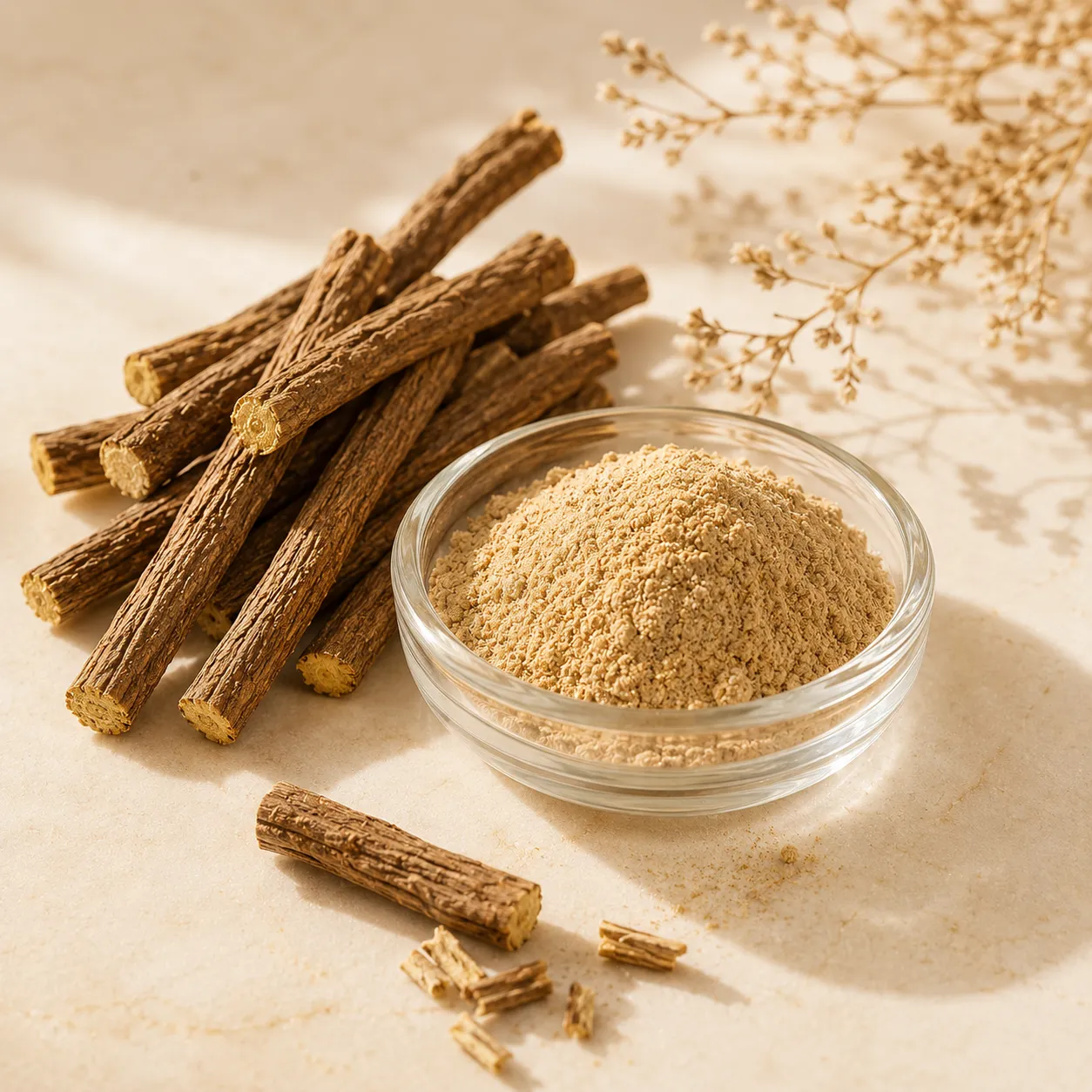 Bahan Glycyrrhiza Glabra Licorice Powder