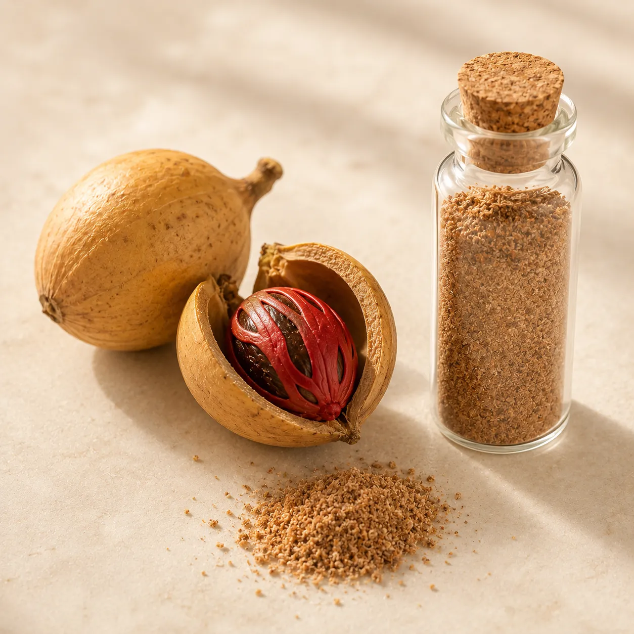Bahan Myristica Fragrans Nutmeg