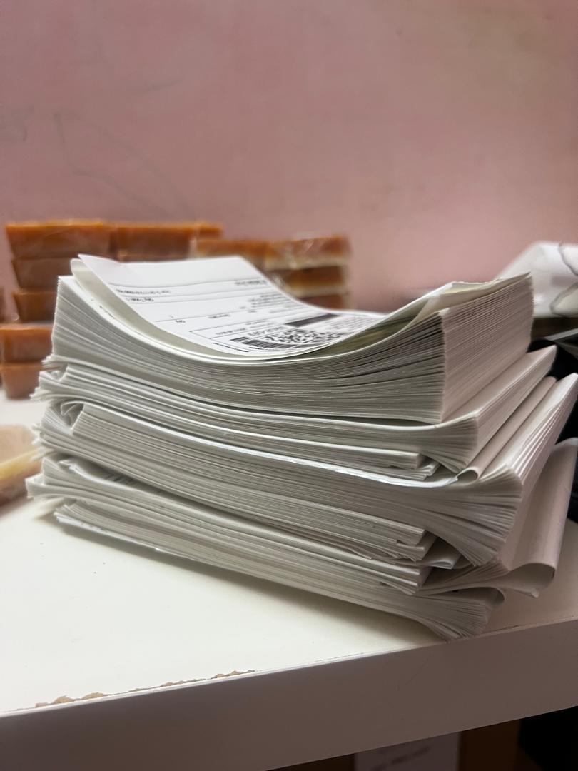 Slip penghantaran tempahan Lulur Kunyit